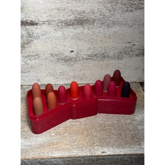 Mac Cosmetics Powder Kiss Lip Vault x 12 HOLIDAY COLLECTION - Picture 14 of 16